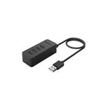 Orico 4 Ports USB 2.0 HUB zwart, Informatique & Logiciels, Stations d'accueil, Ophalen of Verzenden