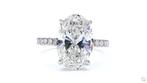 Zonder Minimumprijs - Ring Platina -  5.51ct. tw. Diamant, Handtassen en Accessoires, Ringen, Nieuw