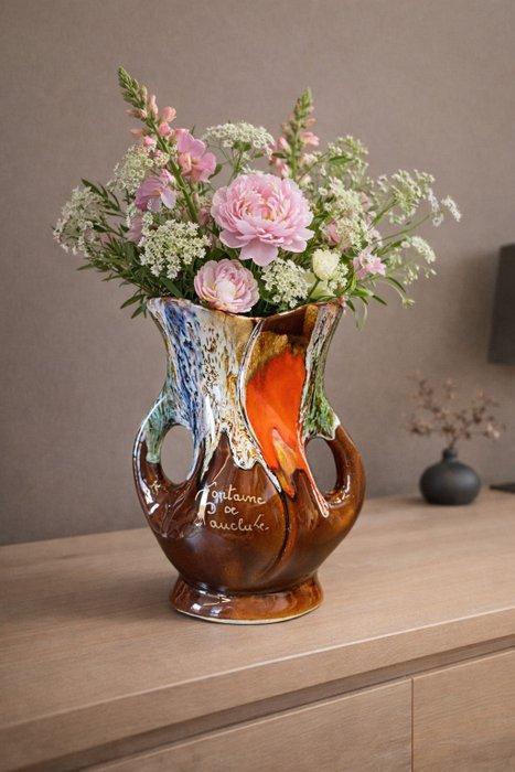 Vaas - Keramiek - Vallauris vaas kleurrijk!, Antiquités & Art, Curiosités & Brocante