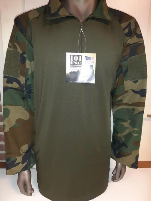 Tactical  shirt Woodland (Truien, Kleding), Vêtements | Hommes, Pulls & Vestes, Envoi