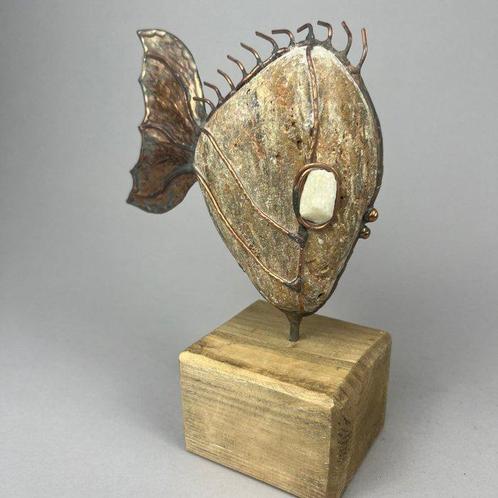 Jacek Drzymaa ( XX- XXI) - Sculpture, No reserve Stone Fish, Antiek en Kunst, Curiosa en Brocante