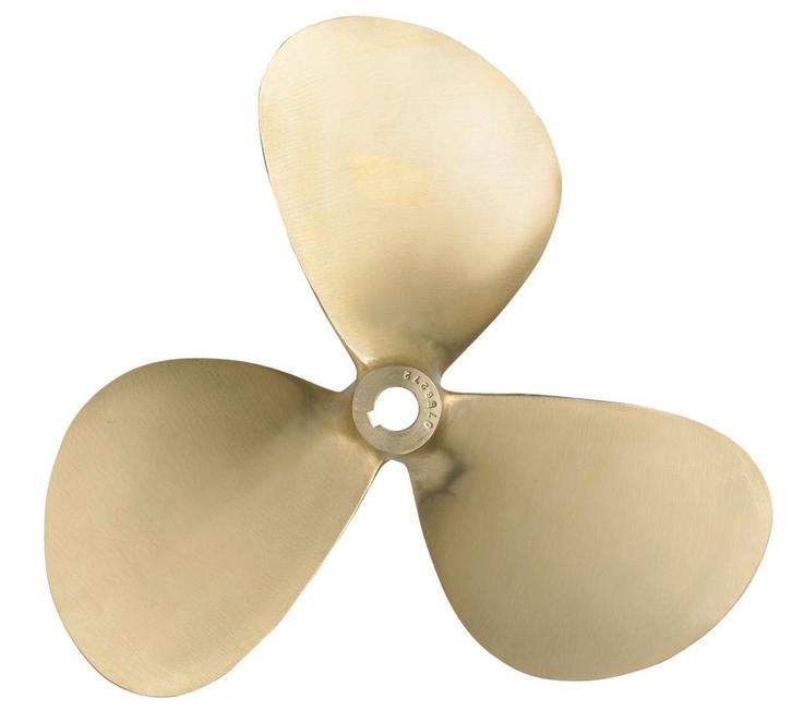 Bieden: Vetus P3B16X12R 3-blade brass propeller 16 x 12 inc, Watersport en Boten, Bootonderdelen, Ophalen of Verzenden