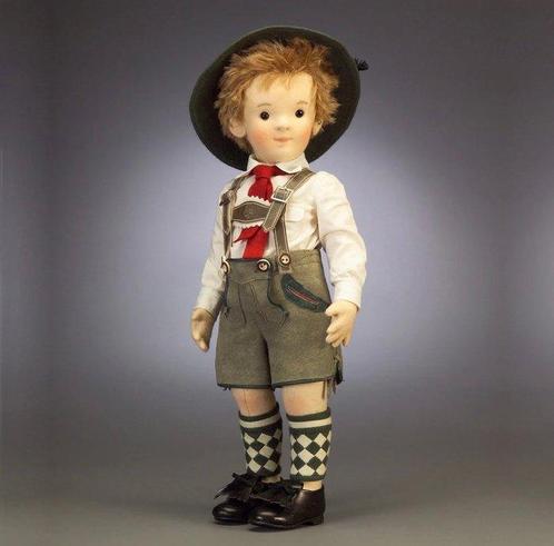 R. John Wright  - Pop Steiff Kinder Mathias - 2000-2010 -, Antiek en Kunst, Antiek | Speelgoed