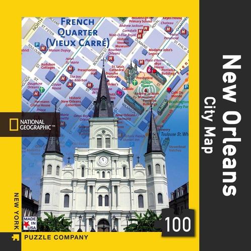 New Orleans city map Mini 100 piece jigsaw puzzle op Overig, Enfants & Bébés, Jouets | Puzzles pour enfants, Envoi