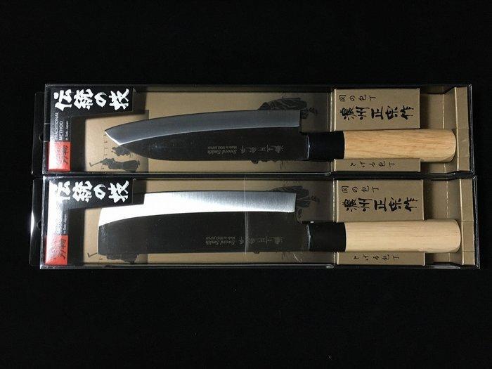 MASAMUNE / Set of 2 /  NAKIRI  SANTOKU - Keukenmes -, Antiek en Kunst, Antiek | Keukengerei