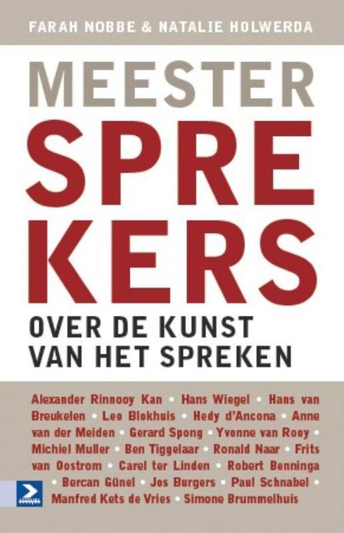 Meestersprekers 9789052617350 Farah Nobbe - van Steenhoven, Livres, Économie, Management & Marketing, Envoi