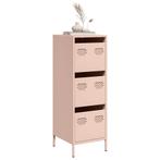 vidaXL Hoge kast 39x35x103,5 cm staal zwart, Huis en Inrichting, Verzenden, Nieuw