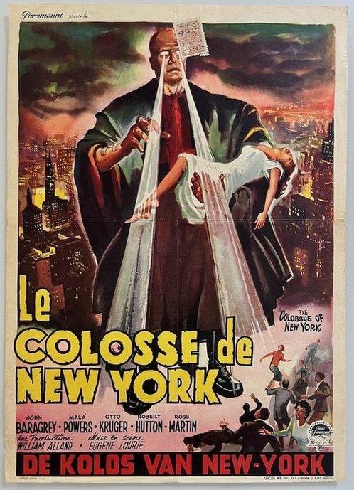 Eugene Lourie - The colossus of New York (1958) - Original, Verzamelen, Film en Tv