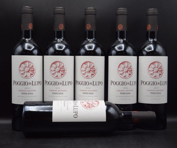 2018 Tenuta Sette Ponti, Poggio al Lupo - Toscane IGT - 6, Verzamelen, Wijnen