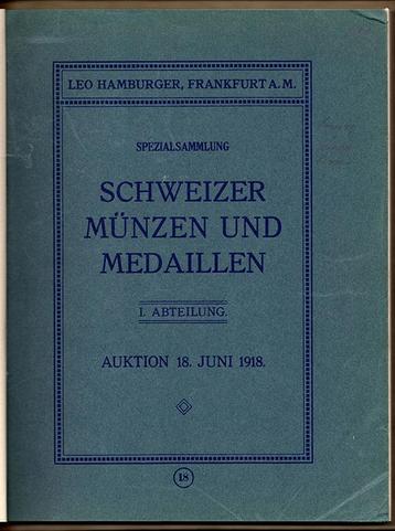 1918 Hamburger, Leo, Frankfurt a M beschikbaar voor biedingen