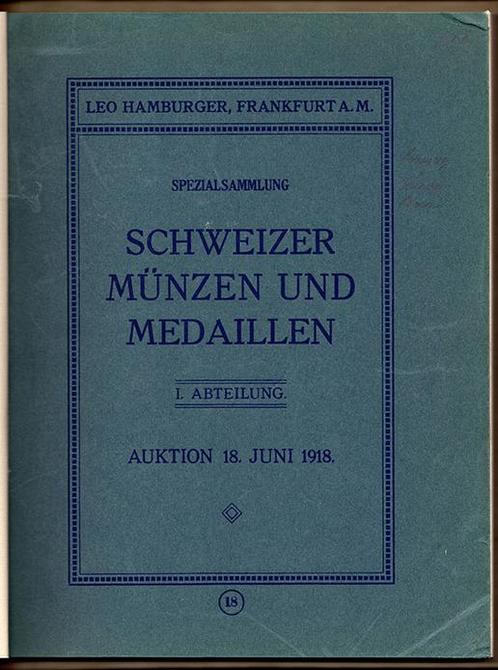 1918 Hamburger, Leo, Frankfurt a M, Boeken, Catalogussen en Folders, Nieuw, Verzenden