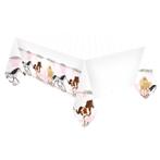 Plastic Tafelkleed Paarden 1,8m, Verzenden, Nieuw