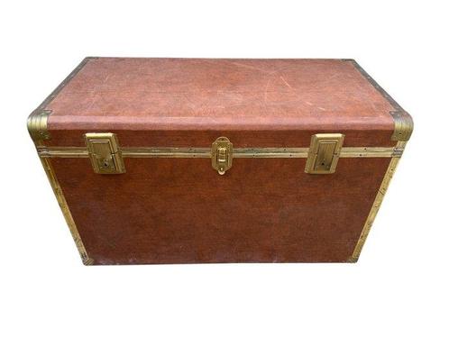 Opbergkoffer - Hout - Baule qnni 50, Antiek en Kunst, Curiosa en Brocante
