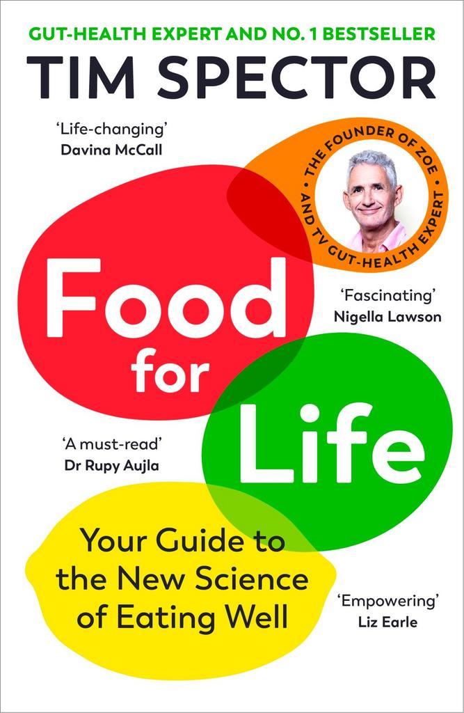 Food for life 9781529919660 Tim Spector, Boeken, Taal | Engels, Zo goed als nieuw, Verzenden