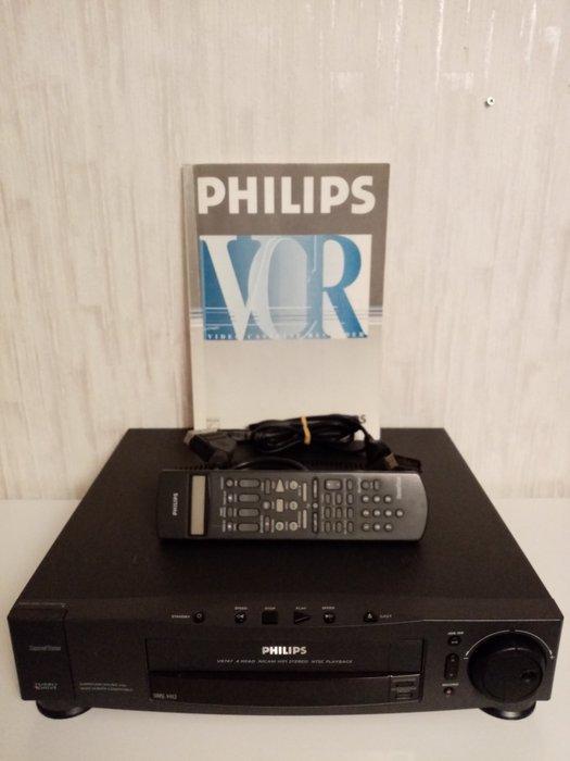 Philips VR747/10 - HiFi Stereo + 6 VHS cassette -, Verzamelen, Foto-apparatuur en Filmapparatuur