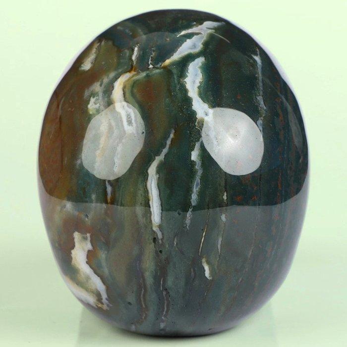 454 g Monolithische bosgeest – Indiase bloedsteen-agaat, Verzamelen, Mineralen en Fossielen