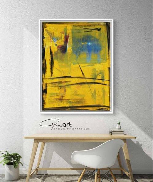 Parscha Mirghawameddin - Earth, Wind & Fire - XXL, Antiek en Kunst, Kunst | Schilderijen | Modern