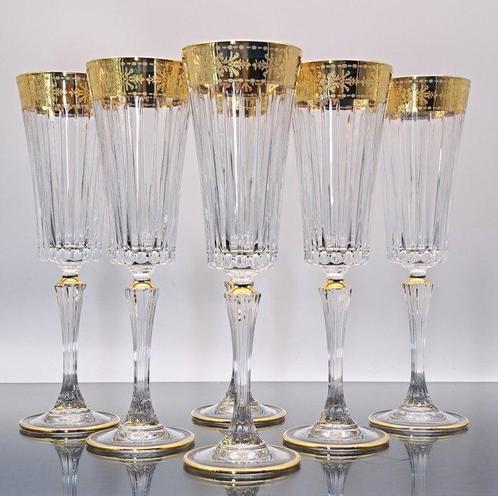 Artemisia - Flûte à champagne (6) - Cristal, Antiek en Kunst, Antiek | Meubels | Tafels