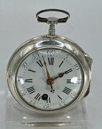 Zacharie fils a Lyon - Hohe Silberspindeluhr - skelettiertes