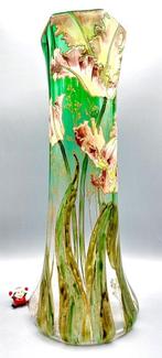 LEGRAS (1839-1916) - Vaas - Ongelooflijke grote vaas met, Antiek en Kunst