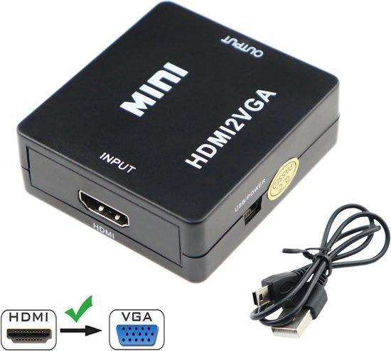 2eChoix | Techvavo® HDMI to VGA Converter - Adaptateur HDMI, Computers en Software, Harde schijven, Ophalen of Verzenden