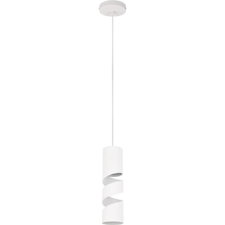 Moderne Witte LED Hanglamp - Metalen LED Hanglamp Trion Mese, Huis en Inrichting, Lampen | Hanglampen, Nieuw, Verzenden
