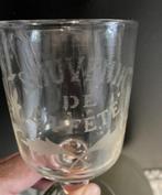 Drinkglas (8) - Glas - Huwelijksglazen gegraveerd met, Antiek en Kunst