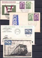 Belgique - Collection de FDC des années 1950, comprenant, Gestempeld
