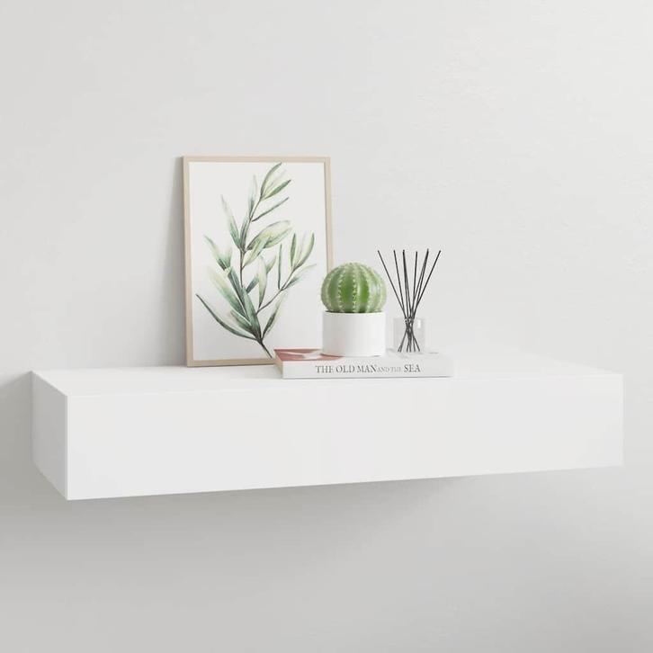 Wandschap Wit 60cm | Retour Deal | 43% Korting, Huis en Inrichting, Woonaccessoires | Wandplanken en Boekenplanken, Nieuw, Verzenden