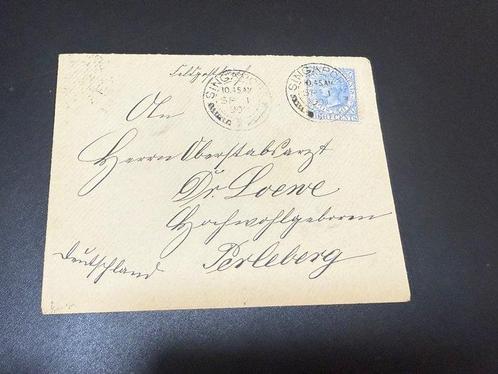 Singapour & Allemagne 1900/1894 - Une rare couverture, Postzegels en Munten, Postzegels | Azië