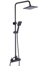 Doucheset Zwart ANTI-CALC | Messing | Scherpe Prijs, Doe-het-zelf en Bouw, Sanitair, Ophalen of Verzenden, Nieuw, Inox, Douche