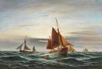 Franz Johann Wilhelm Hünten (1822-1887) - Seascape