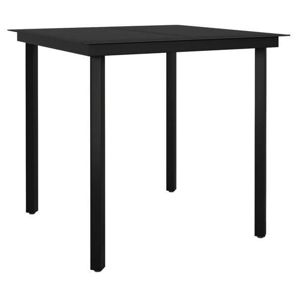 Tuintafel Staal & Glas | Tweede Kansje | Voor de Koopjesj..., Tuin en Terras, Tuintafels, Vierkant, Nieuw, Metaal, Verzenden