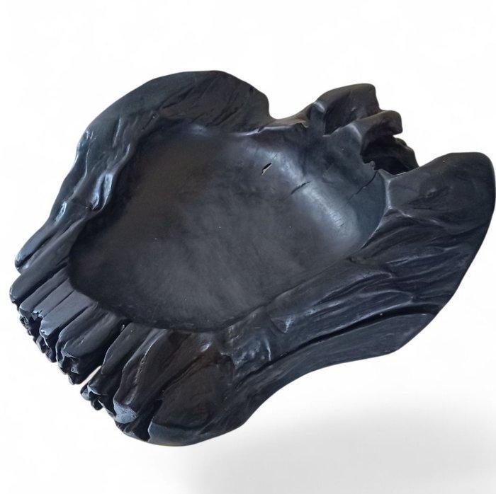 Epergne - Hout - Houten wortel schaal sculptuur, Antiek en Kunst, Kunst | Designobjecten