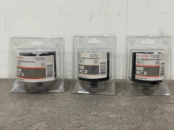 Veiling - Bosch gatzaag set 3-delig Speed for MultiConstruct, Doe-het-zelf en Bouw, Gereedschap | Machine-onderdelen en Toebehoren