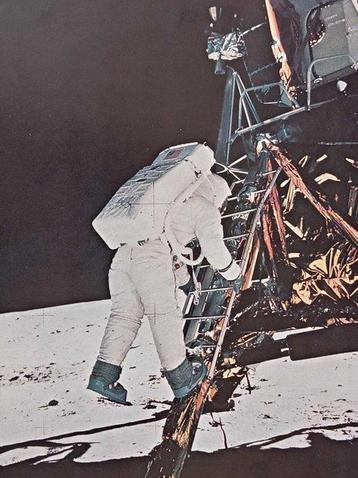 NASA - (6) X Apollo 11 1969 Vintage Lithos. Govt. Printing