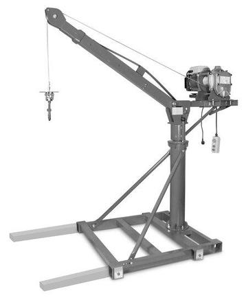 Bouwkraan 500kg 25m elektrisch 230V beschikbaar voor biedingen