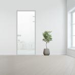 Glazen deur met kozijnsysteem - Aluminium beslag-Rechtsdraai, Doe-het-zelf en Bouw, Verzenden, Nieuw