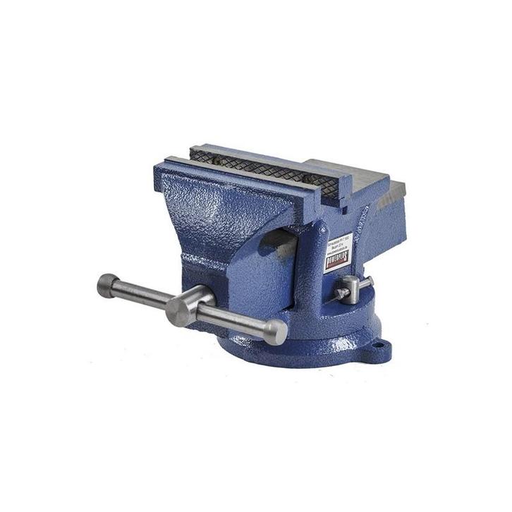 Bankschroef 125 mm. draaibare uitvoering met aambeeld, Doe-het-zelf en Bouw, Werkbanken, Ophalen of Verzenden