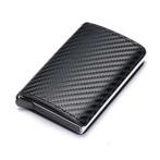 RFID Creditcard Houder Portemonnee - Vintage Leren Aluminium, Handtassen en Accessoires, Portemonnees, Verzenden, Nieuw