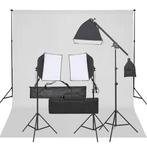 vidaXL Fotostudioset met verlichtingsset en achtergrond, Audio, Tv en Foto, Fotografie | Fotostudio en Toebehoren, Verzenden, Nieuw
