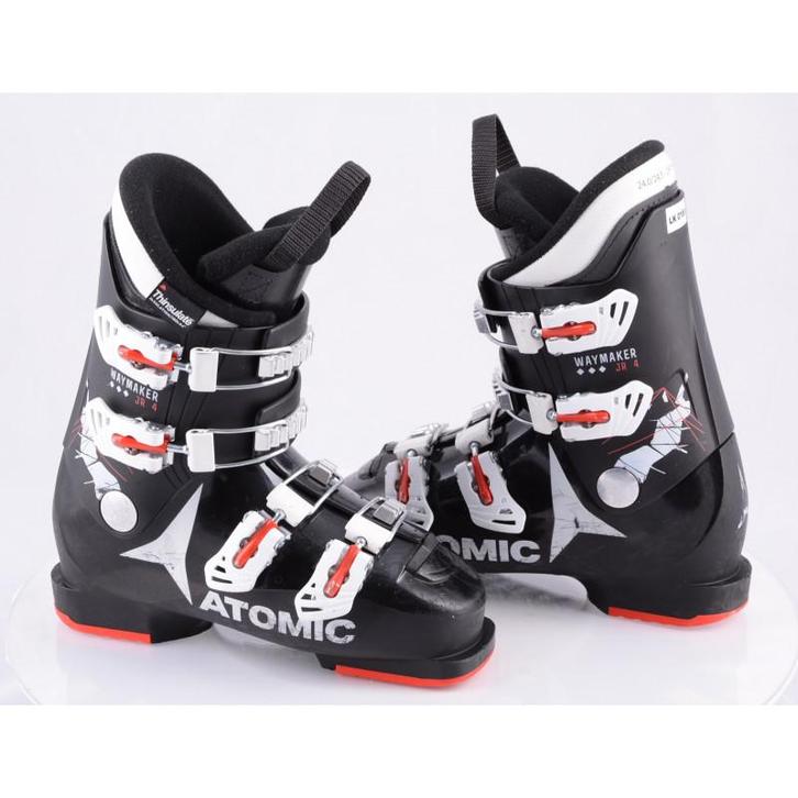 38 39 40 41 kinder skischoenen ATOMIC WAYMAKER JR 4, BLACK/r, Sport en Fitness, Skiën en Langlaufen, Ski, Schoenen, Gebruikt, Atomic