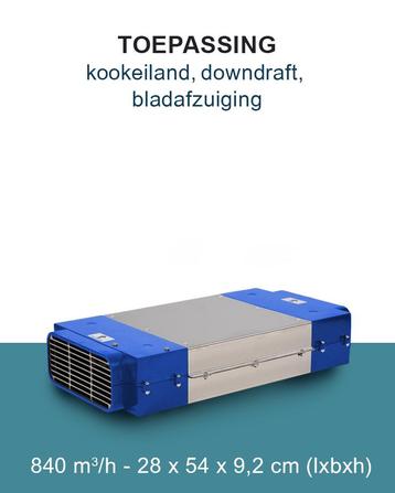PuriVent DOMINO filter voor kookplaat met ingebouwde afzuigi, Verzenden