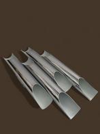 Linea Verdace - Lampe murale (4) - Petite bouteille - Chrome