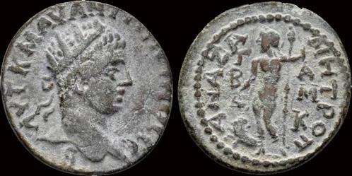 218-222ad Cilicia Anazarbos Elagabalus Ae20 Dionysos stan..., Postzegels en Munten, Munten en Bankbiljetten | Verzamelingen, Verzenden