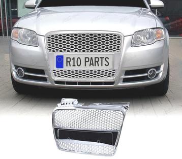 CALANDRE AUDI A4 B7 04-09 LOOK S LINE CHROMÉ, Verzenden