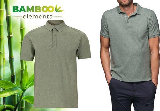 2dekans | Bamboo Elements - Polo Shirt Heren - Groen M -, Kleding | Heren, Polo's, Ophalen of Verzenden