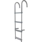 Zwemtrap Aluminium 4 Treden 124x30cm, Ophalen of Verzenden, Nieuw