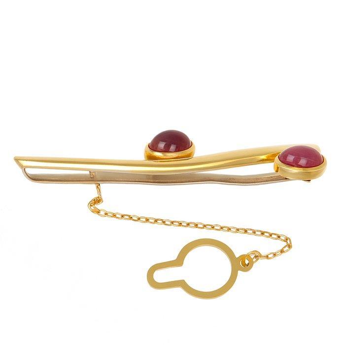 Zonder minimumprijs - Dasspeld - 18 karaat Geel goud -, Handtassen en Accessoires, Antieke sieraden