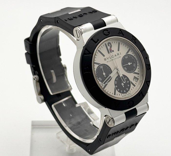 Bvlgari - Diagono - AC38TA - Heren - 2000-2010, Handtassen en Accessoires, Horloges | Heren